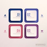 abstract 3d tag infographics N13