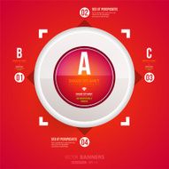 Abstract infografics design N12