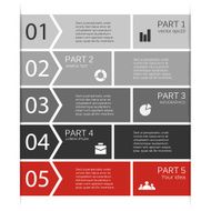 Modern vector template for your business project N180