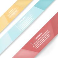 Fullcolor infographics design with stripes