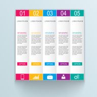 Abstract paper infographic N49