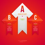 Abstract infografics design N14