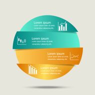 Vector circle banners infographic design