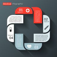 Modern vector template for your medical project N17