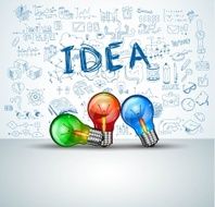 Infographic Layout for Brainstorming Concept background with graphs sketches N5