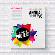 Corporate Identity Template with Artistic Graphics