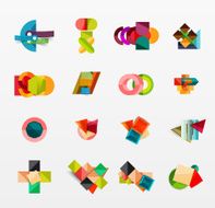 Collection of modern business infographic templates N76