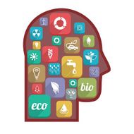 Eco icons in the head