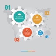 Vector of marketing concept infographic element N11