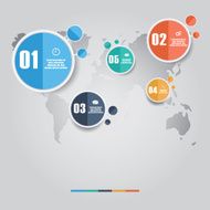 Vector of marketing concept infographic element N13