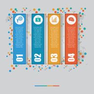 Vector of marketing concept infographic element N14