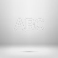 Icon in light studio room N15