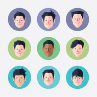 Set of avatar icons N20