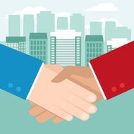 Vector business concept in flat style