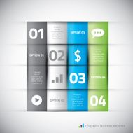 Modern infographic elements with icons vector illustration