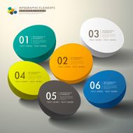 vector abstract 3d infographics