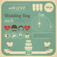 Wedding Invitation Infographics Card
