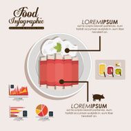 Food infographic design N8
