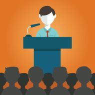 Businessman giving a presentation N3