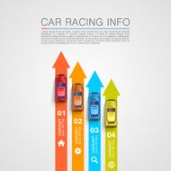 Car racing info art cover N7