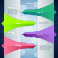 Info graphic Background with Arrows N6