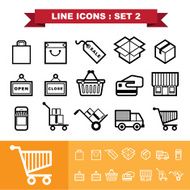 Line icons set 2