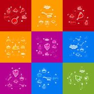 restaurant sticker infographic N7