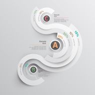 Business diagram template N8