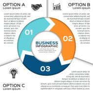 Vector circle arrows for business infographic N6