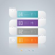 Infographics vector design template N240