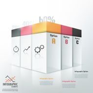 Modern infographics options banner N472