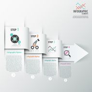 Modern infographics options banner N473