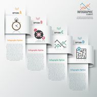 Modern infographics options banner N474
