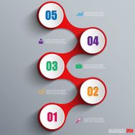 Infographics vector design template N242