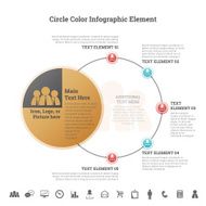 Circle Color Infographic Element