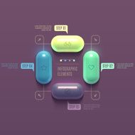 Business Infographics capsule concept N4