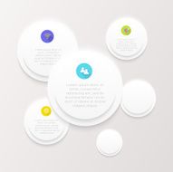 Abstract digital illustration Infographic N17