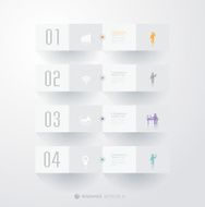 Infographics vector design template N247