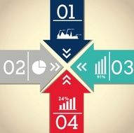 arrows infographics N22
