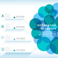 abstract circles infographics