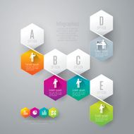 Infographics vector design template N248