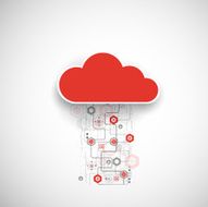 Web cloud banner template