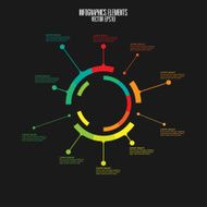 Modern infographics template N66