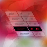 Abstract timeline infographics template with unfocused texture N2