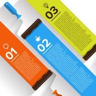 Brush Graphic Infographic Layout