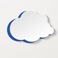 Paper Cloud Hole Label