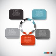 Infographic Templates for Business Vector Illustration N1088