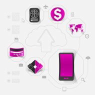 business sticker infographic N71