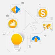 business sticker infographic N72