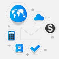 business sticker infographic N73